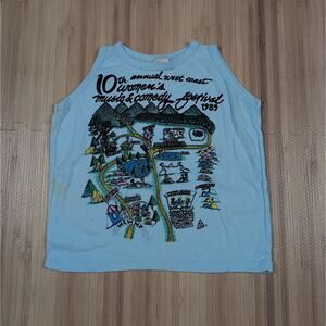 Vintage 80s Women'sStudent Organization University Women cropped fit Ringer Tee